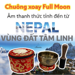 High Quality Fullmoon Nepal Singing Bell 10cm, Therapy Singing Bell, Nepal Singing Bell, Therapy Singing Bowl, Yoga - Amrita