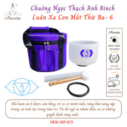 [Available] Crystal singing bowls 8 inch note A - crystal bells - Crystal Singing Bowl - Chakra Bells - Amrita