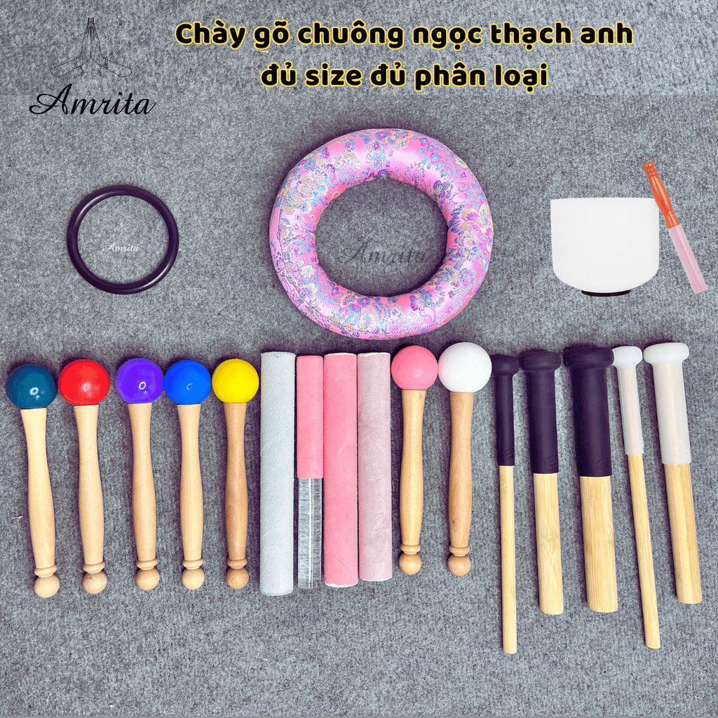 [Summary] High-class quartz jade bell-knocker - crystal bell-knocker - rubber bell-knocker - Amrita